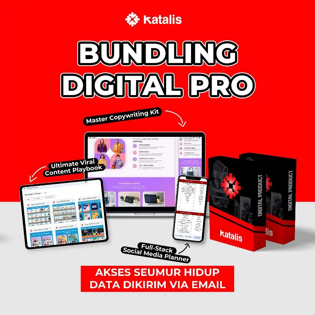 Cover Produk Digital Kelas Katalis - Bundling Digital Pro.