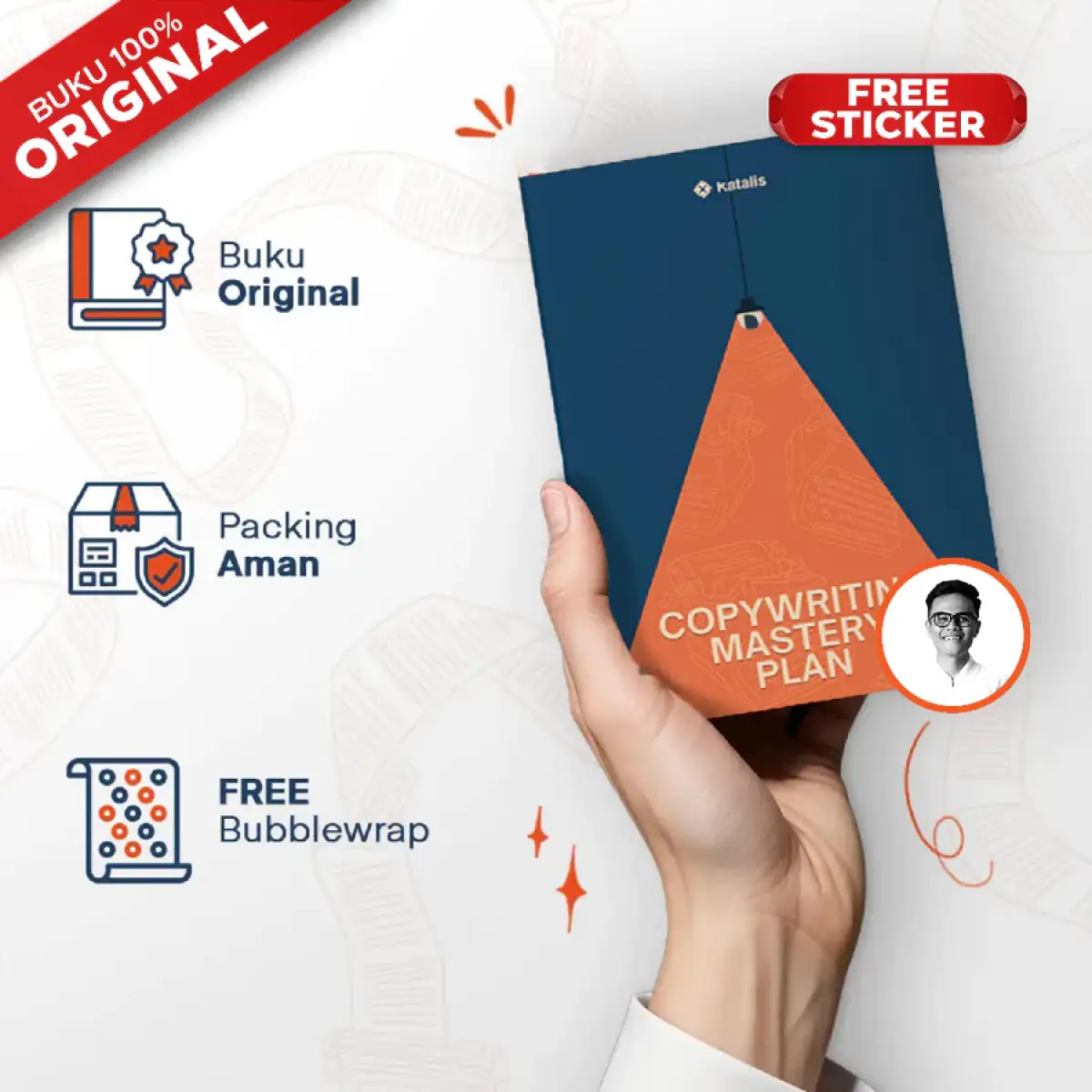 Cover Produk Buku Copywriting Mastery Plan by Fadel Yulian.