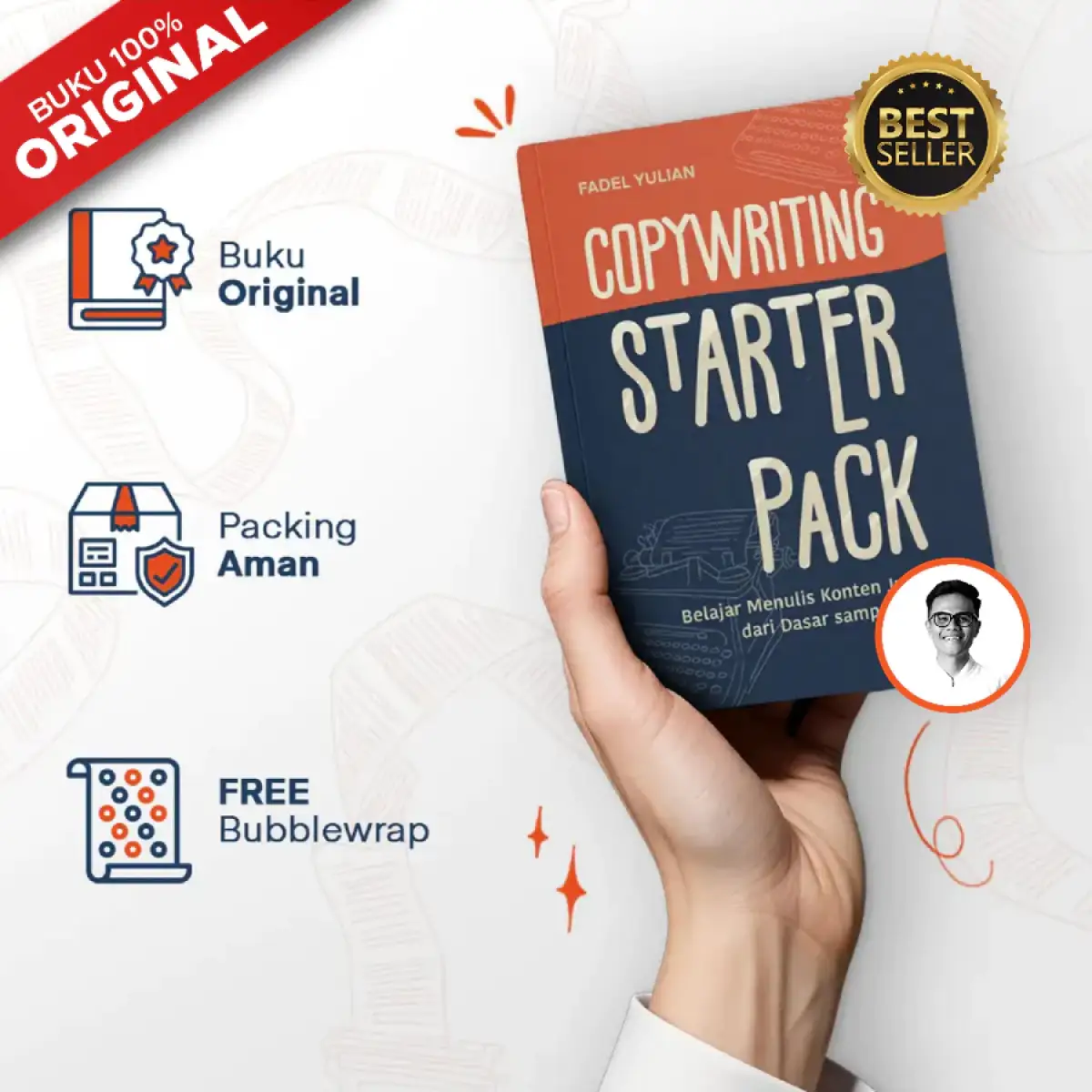 Cover Produk Buku Copywriting Starter Pack by Fadel Yulian.